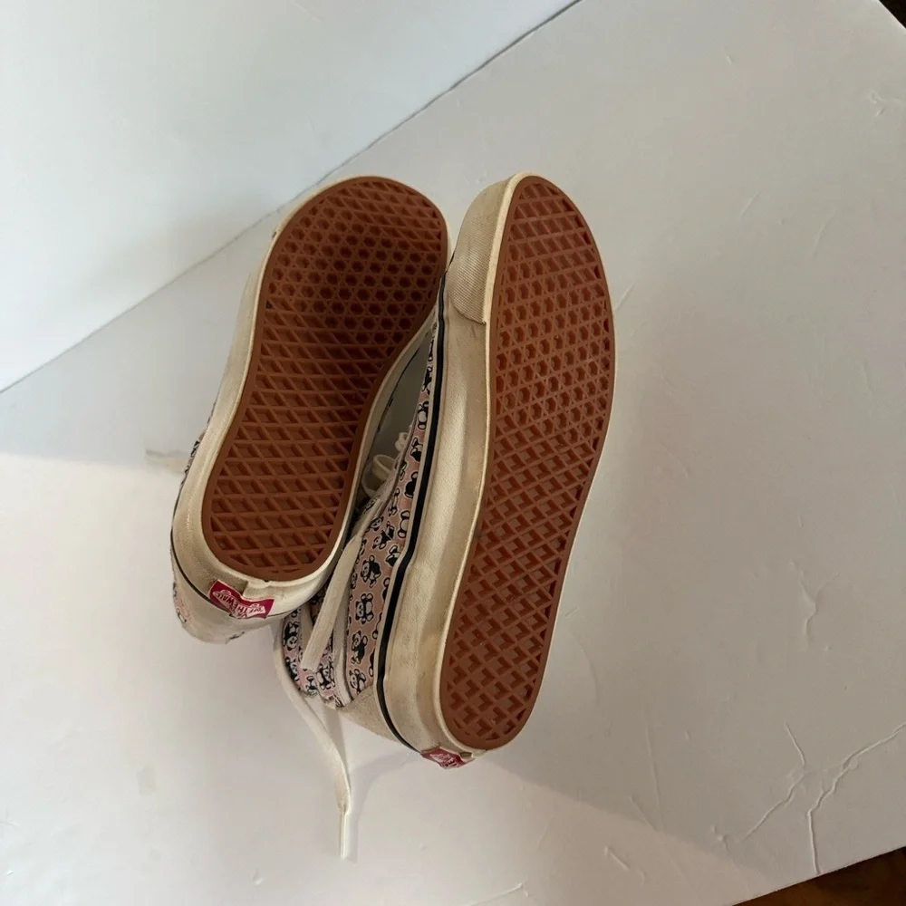 Vintage Vans Sk8-Hi Style 38 Pink Panda Print - Men's 9 / Women's 10.5 - Y2K